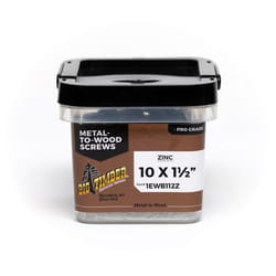 Big Timber No. 10 Ga. X 1-1/2 in. L Star Round Washer Head Sheet Metal Screws 1 lb 100 pk