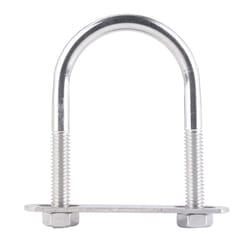 Hampton 5/16 in. X 1-3/4 in. W X 3 in. L Coarse Stainless Steel U-Bolt