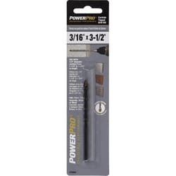 Power Pro 3/16 in. X 3-1/2 in. L Carbon Steel Drill Bit 1 pk