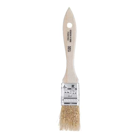 Pure Bristle Wood Handle Chip Paint Brush - 2 Inch, Wire Brushes, Brushes, Tools