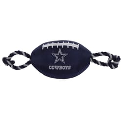 Pets First NFL Multicolored Nylon Dallas Cowboys Football Dog Toy 1 pk