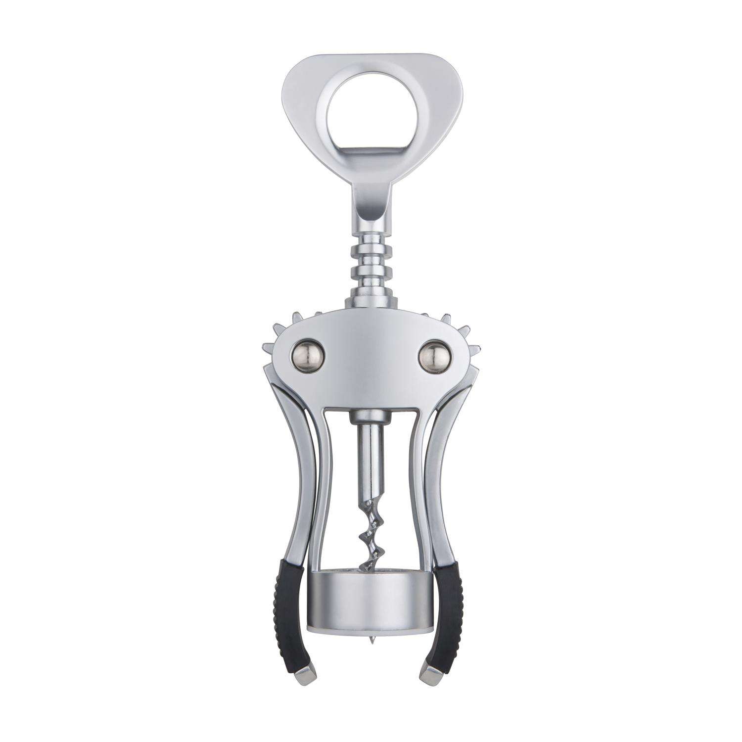 Final Touch Black/Silver Zinc Alloy Corkscrew Ace Hardware