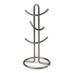 Spectrum Euro 7 in. L X 7 in. W X 15 in. H Silver Mug Holder