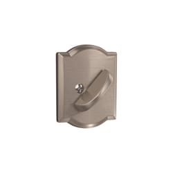 Schlage Camelot Satin Nickel Metal Single Cylinder Deadbolt