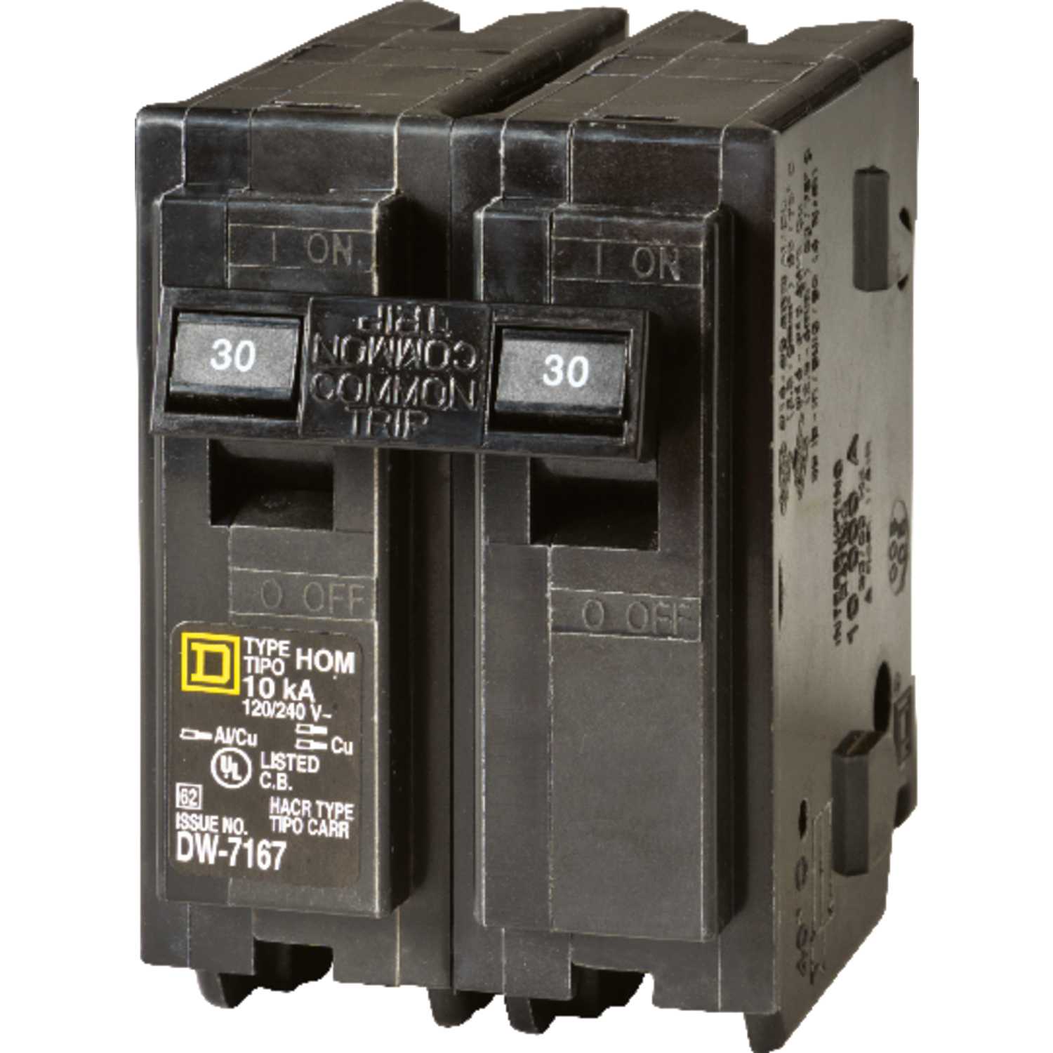 Square D HomeLine 30 amps Surge 2Pole Circuit Breaker Ace Hardware