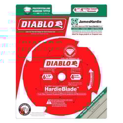 Diablo HardieBlade 6-1/2 in. D X 5/8 in. PCD Circular Saw Blade 4 teeth 1 pk