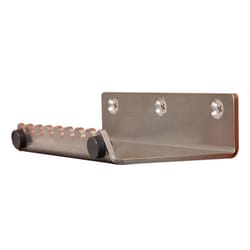 Hampton 5 in. L Silver Stainless Steel Hands-Free Door Pull