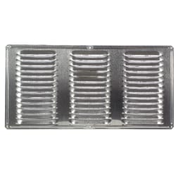 Air Vent 8 in. H X 16 in. L Mill Aluminum Undereave Vent