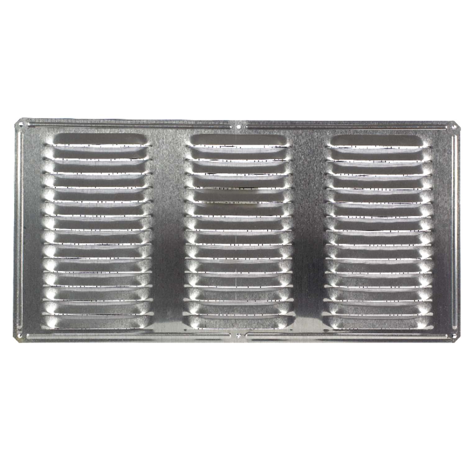 Air Vent 8 in. H X 16 in. L Mill Aluminum Undereave Vent - Ace Hardware