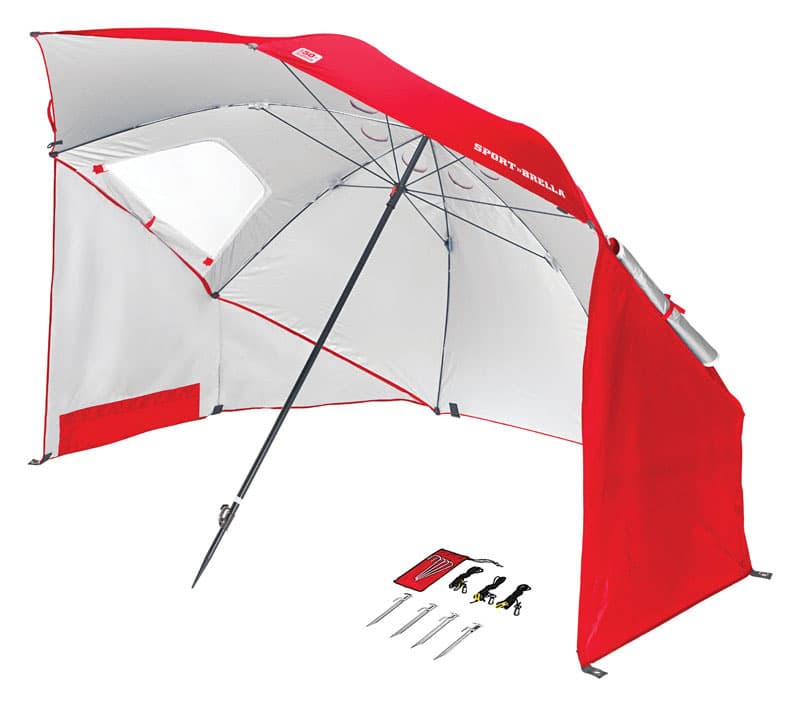 UPC 849102006523 product image for Sport-Brella Shade 8 ft. Tiltable Red Sport Umbrella | upcitemdb.com