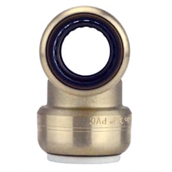 Apollo Tectite Push to Connect 3/4 in. PTC in to X 3/4 in. D PTC Brass Slip Tee