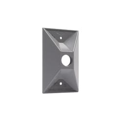 Bell Rectangle Die cast Aluminum 1 gang 4.59 in. H X 2.84 in. W Weatherproof Cover