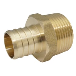 Apollo 1 in. PEX Barb in to X 1 in. D MPT Brass Adapter