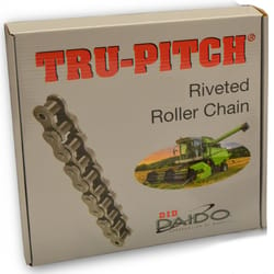 Tru-Pitch Daido Steel Roller Chain 1/4 in. D X 1 in. L