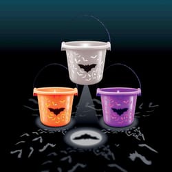 Magic seasons LED Halloween Bat Bucket 1 pk