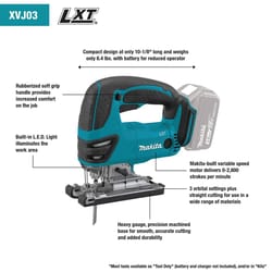 Makita 18V LXT Cordless Jig Saw Tool Only