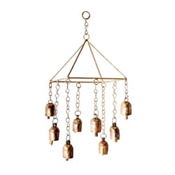 Matr Boomie Air Element Bronze Iron 1 in. Pyramid Wind Chime