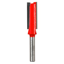 Freud 1/2 in. D X 1/2 in. X 2-3/4 in. L Carbide Double Flute Straight Router Bit