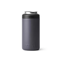 YETI Rambler 16 oz Charcoal BPA Free Colster Tall Can Insulator