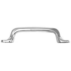 MNG Sutton Place Traditional Bar Cabinet Pull 5-1/16 in. Polished Chrome Silver 1 pk