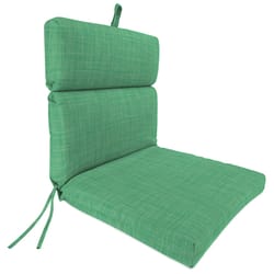 Jordan Manufacturing Green Polyester Chair Cushion 4 in. H X 22 in. W X 44 in. L