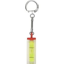 HILLMAN Plastic Clear Mini Level Key Ring