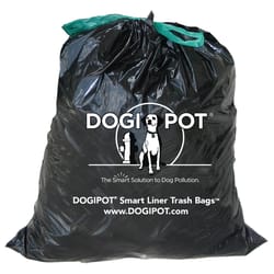 DogiPot Smart Liner Trash Bags 15 gal Trash Bags Drawstring 50 pk