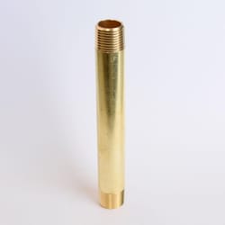 ATC 1/2 in. MPT X 1/2 in. D MPT Yellow Brass Nipple 6 in. L