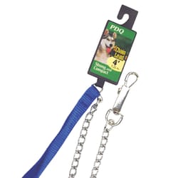PDQ Silver Chain Lead Steel Dog Leash Medium