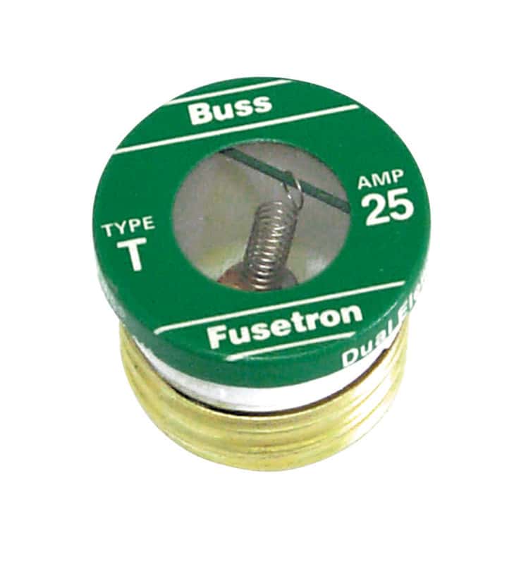 Bussmann 25 amps Dual Element Plug Fuse 4 pk Ace Hardware