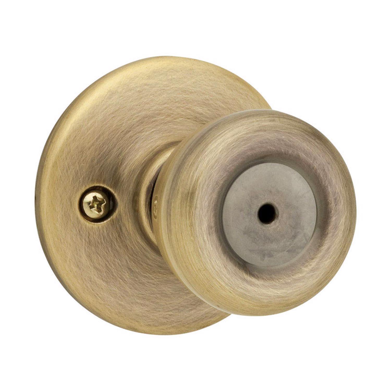 Kwikset Tylo Antique Brass Dummy Knob Right or Left Handed Kwikset Tylo Antique Brass Dummy Knob Right or Left Handed