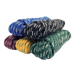 Koch Industries 3/8 in. D X 100 ft. L Assorted Diamond Braided Polypropylene Rope