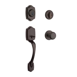Kwikset SmartKey Belleview Venetian Bronze Handleset Right or Left Handed