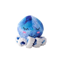 Pet Shop by Fringe Studio Pet Shop Blue/White Plush Octopus Dog Toy All Size 1 pk