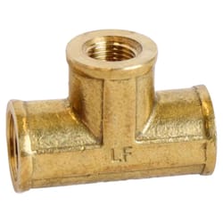 ATC 1/8 in. FPT X 1/4 in. D FPT Brass Tee