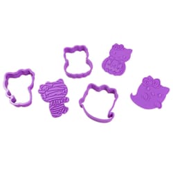 Hello Kitty Halloween Purple Plastic Cookie Stamps