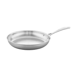 Zwilling J.A Henckels Stainless Steel Fry Pan 12 in. Silver