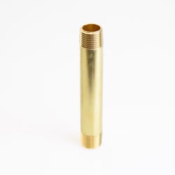 ATC 1/2 in. MPT 1/2 in. D MPT Yellow Brass Nipple 5 in. L