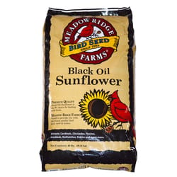 Meadow Ridge Farms All Wild Birds Black Oil Sunflower Seed Bird Seed 40 lb