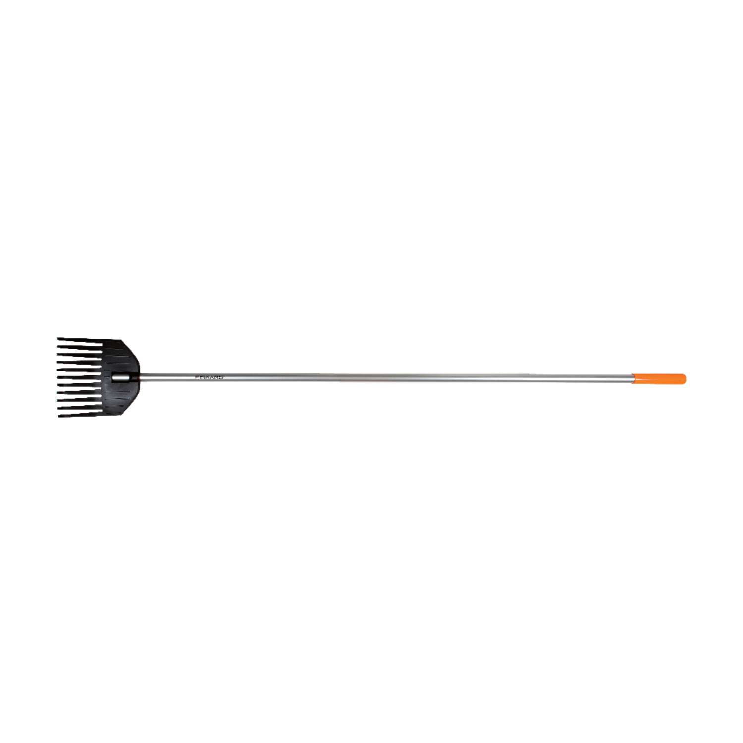 Fiskars 66 in. 11 Tine Poly Shrub Rake Aluminum Handle Ace Hardware