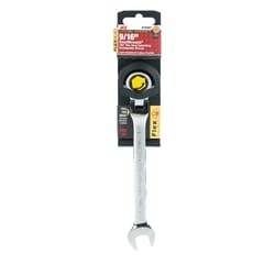 Ace Pro Series GearWrench 9/16 in. X 9/16 in. SAE Flex Head Combination Wrench 7.55 in. L 1 pc