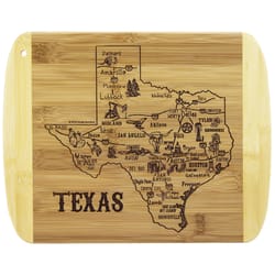 Totally Bamboo A Slice of Life 11 in. L X 8.75 in. W X 0.5 in. Bamboo Cutting Board