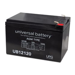 Universal Power Group UB12120 Sealed Lead-Acid 12 V 12 mAh Replacement Battery 1 pk