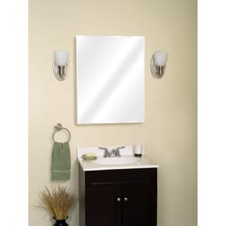 Zenna Home 30.5 in. H X 24.25 in. W X 5 in. D Rectangle Medicine Cabinet/Mirror