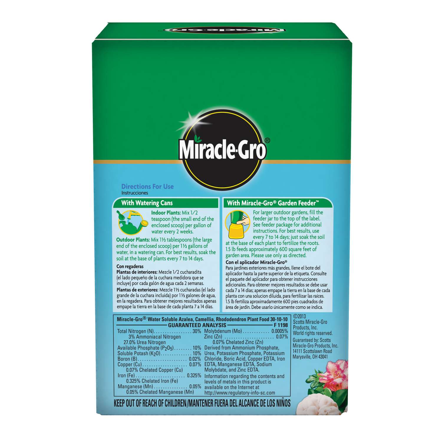 Miracle-Gro Powder Azalea, Camellia, Rhododendron Plant Food  lb - Ace  Hardware