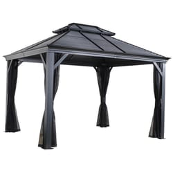 Sojag Mykonos II Double Roof Gazebo 10 ft. H X 10 ft. W X 14 ft. L