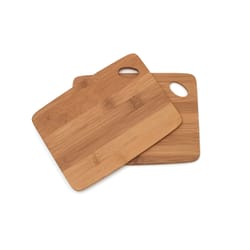 Lipper International 8 in. L X 6 in. W X 0.25 in. Bamboo Cutting Board Set