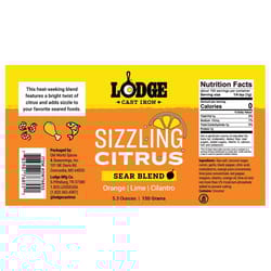 Lodge Sizzling Citrus Sear Blend BBQ Seasoning 5.3 oz