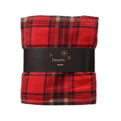 Decoris Checkered Blanket 1 pk