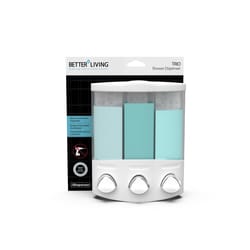 Better Living Trio Dispenser Satin Silver